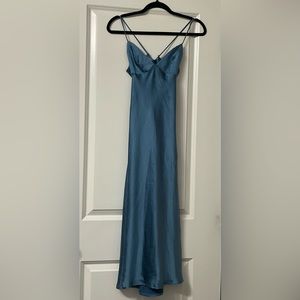Fortunate One satin gown